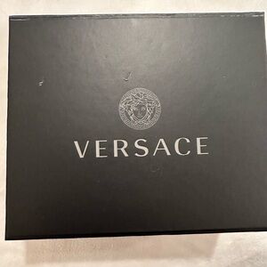 Versace Black Gift Box with Silver Logo